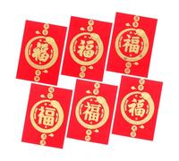 SOPOTUTU 48PCS Chinese Lunar Year Money Pockets Red Envelopes with Secure Flap for Spring Festival Wedding Birthday Practical Red Packets for Year of Snake Celebration