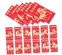 SOPOTUTU 48pcs Chinese Red Envelopes Horse Zodiac Design with Foil Lunar Year Cash Packets for Family Friends Colleagues and Business Traditional Spring Festival Hongbao