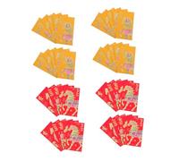 SOPOTUTU 48pcs Year Horse Red Envelopes Chinese Lucky Money Packets for Lunar Year Wedding Birthday Party with Creative Zodiac Design and Secure Cash