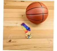 SOPOTUTU 4pcs Basketball Gold Medals with Neck Lanyards Zinc Alloy Sports Awards for School Leagues Community Activities and Basketball Party Decorations Durable Team Spirit Enhancers