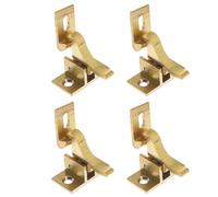 SOPOTUTU 4PCS Brass Anti-Theft Window Latch Heavy Duty Bird-Shaped Sliding Door Lock for Bedroom Bathroom Cabinets and Screens Silent Operation Weather-Resistant Security Hardware