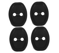 SOPOTUTU 4pcs Car Door Lock Protective Covers Silicone Latches Protector Abs Material Noise Reduction Vibration Dampening for Vehicle Locks Quiet Car Door Closing