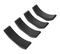 SOPOTUTU 4pcs Dumbbell Saddle Rubber Pads Weight Rack Liners Shock-absorbing Cradles for Barbell Storage Organizer Heavy-duty Dumbbell Holder Floor Protection for Home Gym