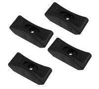 SOPOTUTU 4pcs Durable Dumbbell Holder Rack Compact Black Dumbbell Storage Stands with Center Practical Weights Organizer for Home Gym Fitness