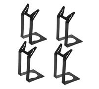 SOPOTUTU 4pcs Extended Metal Label Holder Clips for Bakery Cases and Retail Shelves Stable Sign Display Clamps for Supermarket Price Tags Vertical Sign Holders for Product Information