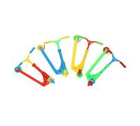 SOPOTUTU 4pcs Finger Scooters and Tiny Finger Boards Educational Toys for Boys and Girls Portable Fingertip Sports Game Set Red Yellow Green Blue for Desktop Entertainment