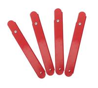 SOPOTUTU 4pcs Heavy Duty Galvanized Steel Step Ladder Hinges Folding Ladder Hinge Assembly for Single Double Telescopic Easy Installation Support Replacement
