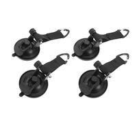 SOPOTUTU 4pcs Heavy Duty Suction Cup Hooks with Rotating Strong Suction for Car Rv Awning Boat Window Camping Tarp Tie Down Weatherproof Outdoor Anchor for Versatile Use