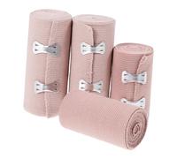 SOPOTUTU 4pcs High Elastic Rubber Bandage Supportive Tendon Tape Ankle Wrap Injury Compression Ace Bandage Wrap Kinesiology Relief Figure Treatment Wide Elastic Band Cuff