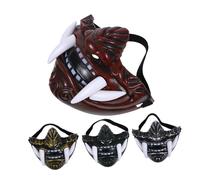 SOPOTUTU 4pcs Japanese Style Tush Masks for Cosplay and Halloween Party Plastic Unisex Theater Performance Masks with Elastic Band Suitable for Men and Women in Masquerades and Stage Plays