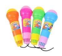 SOPOTUTU 4pcs Lightweight Echo Mic for Fun Singing Microphone for Birthday Parties and Karaoke Play Educational Karaoke Prop Mic