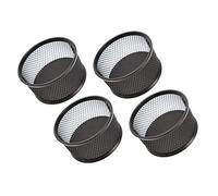 SOPOTUTU 4PCS Mesh Paper Clip Holder Creative Wire Organizer for Office Desk Practical Paperclip Container and Binder Clip Cup Storage Box for School and Home