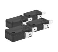 SOPOTUTU 4pcs Micro Switch Replacement Normally Open Lever for Microwave Oven Door Switch Appliance Repairing Kitchen Microwave Oven