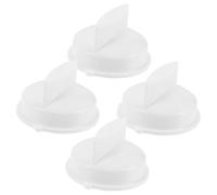 SOPOTUTU 4pcs Microwave Oven Replacement Knobs Compact White Timer Control Switches for Heat Easy to Operate Microwave Accessory Parts for Various Models