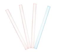 SOPOTUTU 4pcs Mini U-shaped Clear Acrylic Mahjong Pushers Rack Lightweight Travel Tile Holder for American Mahjong Game Portable Dominoes Organizer