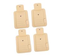 SOPOTUTU 4PCS Multi-pocket Suv Visor Pouch Organizer for Car Truck Faux Leather Auto Interior Storage with Pen Tube Sunglasses and Document Holder for Quick Access and Clutter Reduction