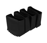 SOPOTUTU 4pcs Non Slip Ladder Feet Covers Rubber Protective Pads for Step Ladder Legs Durable Wear Safety Shoe Mats Prevent Floor Damage and Enhance Stability