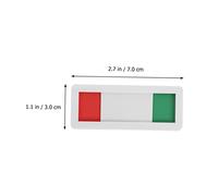 SOPOTUTU 4Pcs Office Door Signs Sliding Privacy Indicator for Meeting Rooms Conference Room Vacant Occupied Status Display Practical Door Sign