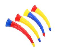 SOPOTUTU 4pcs Ox Horn Trumpet Cheer Horn Early Education Musical Instrument for Kindergarten Party Sport Noise Maker Safe Design