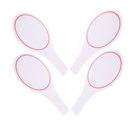 SOPOTUTU 4pcs Portable Dry Erase Handheld Scoreboard Single-sided Foam Writing Boards for Outdoor Performances Sports Competitions and Judging Events