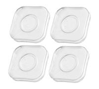 SOPOTUTU 4pcs Reusable Car Phone Silicone Gel Pads Non-slip Adhesive Dashboard Mount Pads Double-sided Sticky Anti-slip Mats for Secure Phone Holders in Cars Homes and Offices