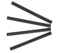 SOPOTUTU 4pcs Rubber Dustpan Edge Strips Replacement Flexible Rubber Lip Inserts for Dustpan Edge Repair for Cleaning Tools Cut to Practical Accessories