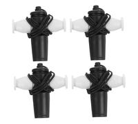 SOPOTUTU 4pcs Samba Plastic Whistles for Teachers and Sports Training, Musical Samba Whistle Set for Dance Practice and Educational Activities