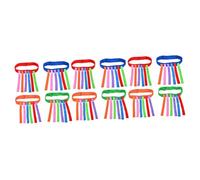 SOPOTUTU 4Pcs Tail Catch Game Belts for - Sensory Coordination Training Waist Belts in Orange, Red, Blue, Green - Outdoor Teamwork and Family Activity for ’S Chase Games
