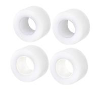 SOPOTUTU 4pcs Transparent Invisible Heel Cushion Pads for Foot Care Soft PE Adhesive Blister Protection Shock Absorption for High-Heeled Shoes Breathable Pressure Relief Stickers
