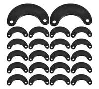 SOPOTUTU 50pcs Black Metal Picture Frame Backing Buckle Heavy Duty Photo Frame Hanging Hardware Turn Button Fastener