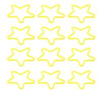 SOPOTUTU 50pcs Star Shaped Elastic Bands for Conjuring High Elasticity Illusion Trick Props for Stage Performance Party Entertainment and Creative Show Accessories