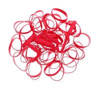 SOPOTUTU 50pcs Stretchable Silicone Bracelets Unisex Multi Function Wristbands Comfortable Elastic Static Wristbands for Hair Hand Rings Party Gifts
