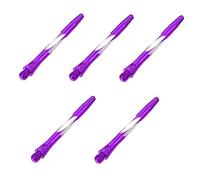SOPOTUTU 5pcs Aluminium Alloy Dart Shafts Standard Thread Professional Rod Stems with Groove for Lightweight Grip and Balanced Flight Path Compatible with Flights and Darts Accessories