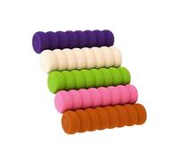 SOPOTUTU 5Pcs Anti-Collision Door Handle Covers Hand Protectors for Home Safety Stretchy Doorknob Wraps Cushions in Beige Green Pink Purple