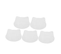 SOPOTUTU 5PCS Miniature Dollhouse Carpets White Plush Cat Mat Fluffy Tiny Rugs for Kitten Blanket Doll Shelf Display Cozy Soft Mini Throw Blankets
