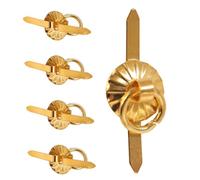 SOPOTUTU 5PCS Miniature Drawer Handles Scale Doll House Furniture Accessories Tiny Cabinet Knobs for Miniature Models Smooth Surface Replacement Pulls