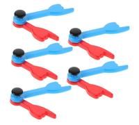 SOPOTUTU 5pcs Plastic Clock Hands for Educational DIY Clock Replacement Pointers Red Blue for Home School Daycare Learning and Skill Development