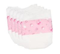 SOPOTUTU 5pcs Reusable Doll Diapers Soft Comfortable Fit Reborn Doll Accessories for Playhouse Props