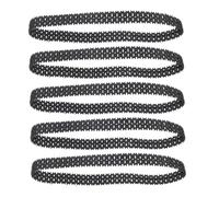 SOPOTUTU 5pcs Rubber DIY Tank Tracks Replacement Parts for Remote Control Tanks Non Slip Grip Flexible Robot Model Accessories for Hands Building and Creative Play