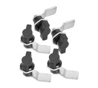 SOPOTUTU 5pcs Shape Handle Lock for Trailer Toolbox and Equipment Boxes Metal Cam Latch Drawer Lock for Truck Cabinets and Camper Doors Versatile Security for Tool Cabinets and Storage