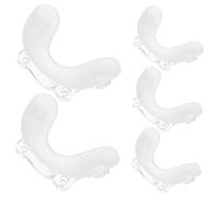 SOPOTUTU 5pcs Silicone Eyeglasses Nose Pads U-shaped Anti-slip Nose Cushions Soft Comfortable Fit for School Outdoor Sports Everyday Use