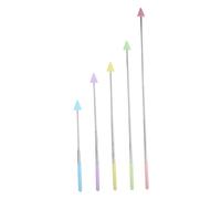 SOPOTUTU 5Pcs Telescopic Teacher Pointer Sticks for Classroom Presentations Lightweight Handheld Reading Indicators with Extendable Design Easy to Carry Teaching Aids for Schools and