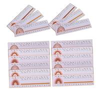 SOPOTUTU 60 Sheets Bohemian Classroom Desk Name Tags Self Adhesive Nameplates for Kindergarten Students Coated Stickers for Desk Blackboard Bulletin Board Decoration
