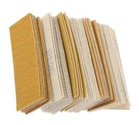 SOPOTUTU 60 Sheets Sandpaper Assortment Grit Small Flocking Sanding Paper for Wood Polishing and Automotive DIY Projects