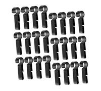 SOPOTUTU 60pcs Hard Hat Headlamp Mount Clips Plastic Anti-slip Safety Helmet Accessories Secure Headlamp Fastening for Outdoor Camping Hiking Night Running