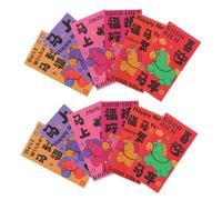 SOPOTUTU 60pcs Horse Year Red Envelopes for Chinese Year Coated Paper Red Packets with Artistic Zodiac Patterns Traditional Money Pockets for Spring Festival Birthday Business Gifts