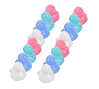 SOPOTUTU 64pcs Duck Themed Ball Pit Balls Vibrant Floating Bath for Safe PE Plastic Pool for Indoor Outdoor Water Games and Party Decorations