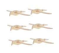 SOPOTUTU 6Pcs DIY Wooden Eagle Puzzle for Hand Painting Graffiti Craft Educational Enhances Coordination and Creativity Gift for Boys and Ages
