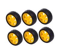 SOPOTUTU 6pcs for Smart Car Accessories Elastic Robot Tracing Line Patrol Car Parts Safe for Play Versatile Use with Easy Disassembly