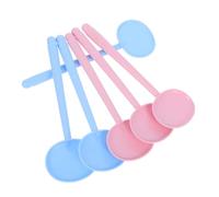 SOPOTUTU 6pcs Handheld Eye Occluder for Vision Testing Lightweight Plastic Eye Shield Portable Vision Training Tool for Adults and Oval Shape for Comprehensive Optometry Exams
